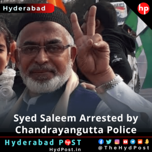 Read more about the article Syed Saleem Arrested by Chandrayangutta Police