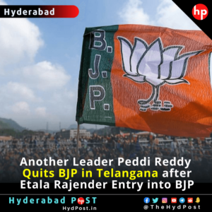Read more about the article Another Leader Peddi Reddy Quits BJP in Telangana after Etala Rajender Entry into BJP
