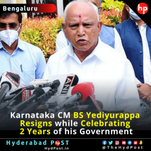 Read more about the article Karnataka CM BS Yediyurappa Resigns while Celebrating 2 Years of his Government