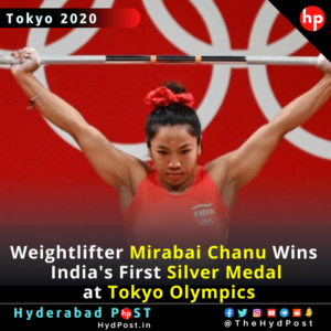 Read more about the article Weightlifter Mirabai Chanu Wins India’s First Silver Medal At Tokyo 2020 Olympics