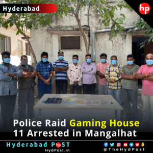 Read more about the article Police Raid Gaming House, 11 Arrested in Mangalhat