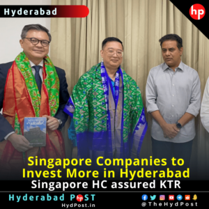 Read more about the article Singapore Companies to Invest More in Hyderabad, Singapore HC Assured KTR