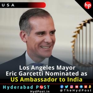 Read more about the article Los Angeles Mayor Eric Garcetti Nominated as US Ambassador to India