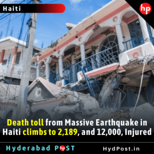 Read more about the article Death toll from Massive Earthquake in Haiti climbs to 2,189, and 12,000, Injured