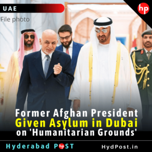 Read more about the article Former Afghan President Given Asylum in Dubai on ‘Humanitarian Grounds.