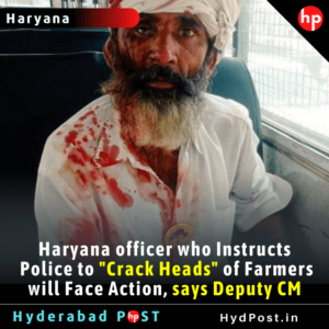 Read more about the article Haryana officer who Instructs Police to “Crack Heads” of Farmers Will Face Action, says Deputy CM