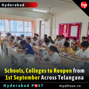 Read more about the article Schools, Colleges to Reopen from 1st September Across Telangana