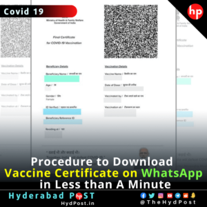 Read more about the article Procedure to Download Vaccine Certificate on WhatsApp in Less than A Minute