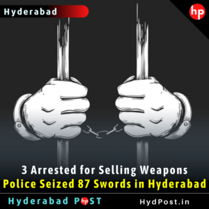 Read more about the article 3 Arrested for Selling Weapons: Police Seized 87 Swords