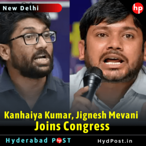 Read more about the article Kanhaiya Kumar and Gujarat MLA Jignesh Mevani Joins Congress