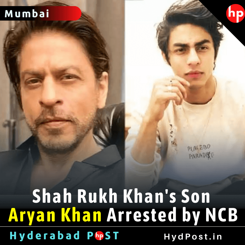 Shah Rukh Khan's Son Aryan Khan Arrested by NCB. – Hyderabad Post Shah Rukh Khan's Son Aryan Khan Arrested by NCB. – Hyderabad Post