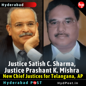 Read more about the article Justice Satish Chandra Sharma, Justice Prashant Kumar Mishra Appointed as Chief Justices for Telangana and Andhra Pradesh