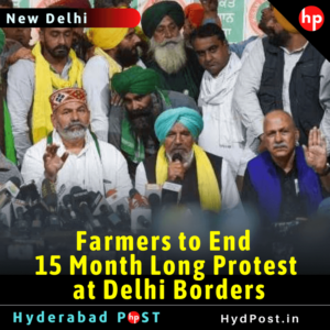 Read more about the article Farmers to End 15 Month Long Protest at Delhi Borders