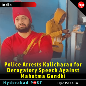 Read more about the article Police Arrests Kalicharan for Derogatory Speech Against Mahatma Gandhi