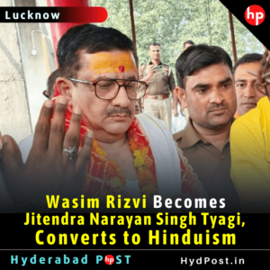 Read more about the article Wasim Rizvi  Becomes Jitendra Narayan Singh Tyagi, Controversial UP Leader Converts to Hinduism