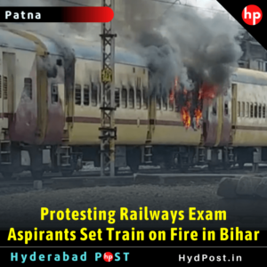 Read more about the article Protesting Railways Exam Aspirants Set Train on Fire in Bihar