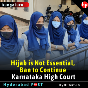 Read more about the article Hijab is Not Essential, Ban to Continue : Karnataka High Court