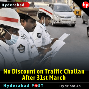 Read more about the article No Discount on Traffic Challan After 31st March 