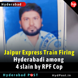 Read more about the article Jaipur Express Train Firing, Hyderabad man among 4 slain by RPF Cop