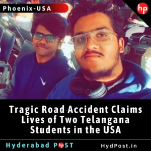 Read more about the article Tragic Road Accident Claims Lives of Two Telangana Students in the USA