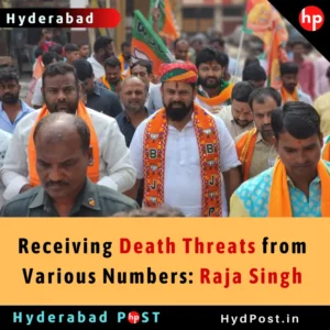 Read more about the article Receiving Death Threats from Various Numbers: Raja Singh