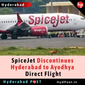 Read more about the article SpiceJet Discontinues Hyderabad to Ayodhya Direct Flight