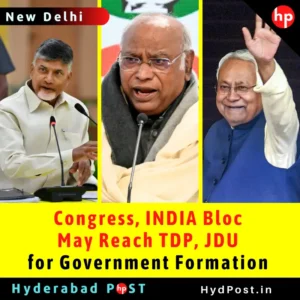 Read more about the article Congress, INDIA May Reach TDP, JDU for Government Formation