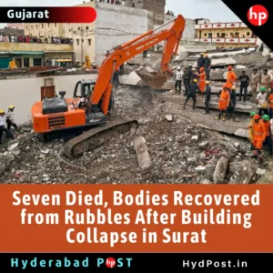 Read more about the article Seven Died, Bodies Recovered from Rubbles After Building Collapse in Surat