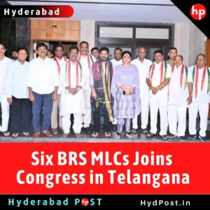 Read more about the article Six BRS MLCs Joins Ruling Congress in Telangana