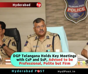 Read more about the article DGP Telangana Holds Key Meetings with CsP and SsP, Advised to be Professional, Polite but Firm