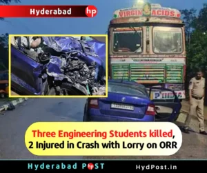 Read more about the article Three Engineering Students killed, 2 Injured in Crash with Lorry on ORR