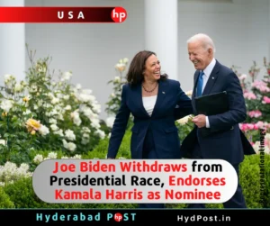 Read more about the article Joe Biden Withdraws from Presidential Race, Endorses Kamala Harris as Nominee