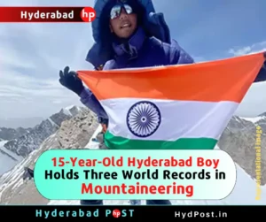 Read more about the article 15-Year-Old Hyderabad Boy Holds Three World Records in Mountaineering