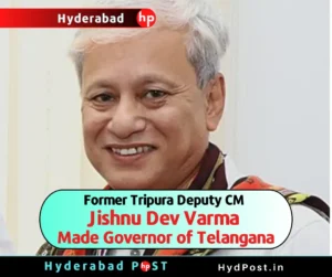 Read more about the article Former Tripura Deputy CM Jishnu Dev Varma Made Governor of Telangana