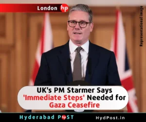 Read more about the article UK’s PM Starmer Says ‘Immediate Steps’ Needed for Gaza Ceasefire