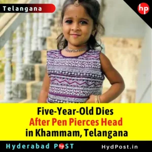 Read more about the article Five-Year-Old Dies After Pen Pierces Head in Khammam, Telangana