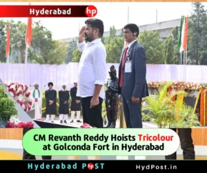 Read more about the article CM Revanth Reddy Hoists Tricolour at Golconda Fort in Hyderabad