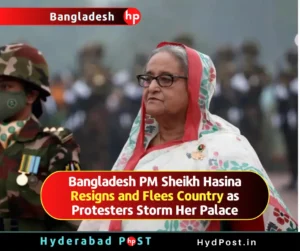 Read more about the article Bangladesh PM Sheikh Hasina Resigns and Flees Country as Protesters Storm Her Palace