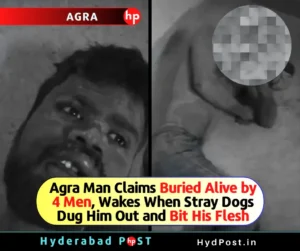 Read more about the article Agra Man Claims Buried Alive by 4 Men, Wakes When Stray Dogs Dug Him Out and Bit His Flesh