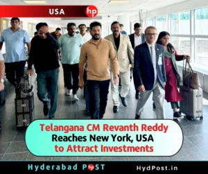 Read more about the article Telangana CM Revanth Reddy Reaches New York, USA to Attract Investments