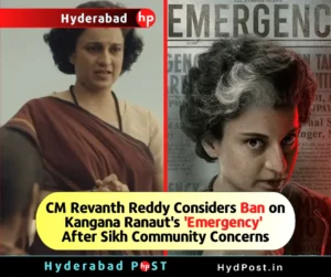 Read more about the article CM Revanth Reddy Considers Ban on Kangana Ranaut’s ‘Emergency’ After Sikh Community Concerns