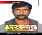Telangana NRI Dies at Jeddah Park Four Days After Landing in Saudi Arabia; Body Identified 45 Days Later