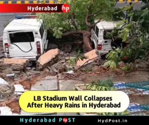 Read more about the article LB Stadium Wall Collapses After Heavy Rains in Hyderabad