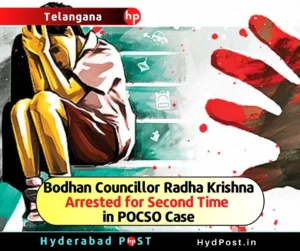 Read more about the article Bodhan Councillor Radha Krishna Arrested for Second Time in POCSO Case