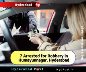 Read more about the article 7 Arrested for Robbery in Humayunnagar, Hyderabad