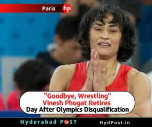 Read more about the article “Goodbye, Wrestling”: Vinesh Phogat Retires Day After Olympics Disqualification