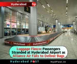 Luggage Fiasco: Passengers Stranded at Hyderabad Airport as Alliance Air Fails to Deliver Bags