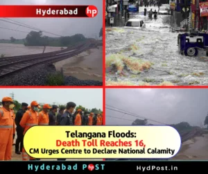 Read more about the article Telangana Floods: Death Toll Reaches 16, CM Revanth Reddy Urges Centre to Declare National Calamity