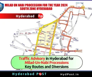 Read more about the article Traffic Advisory in Hyderabad for Milad-Un-Nabi Processions: Key Routes and Diversions