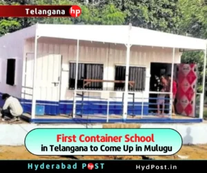 Read more about the article First Container School in Telangana to Come Up in Mulugu